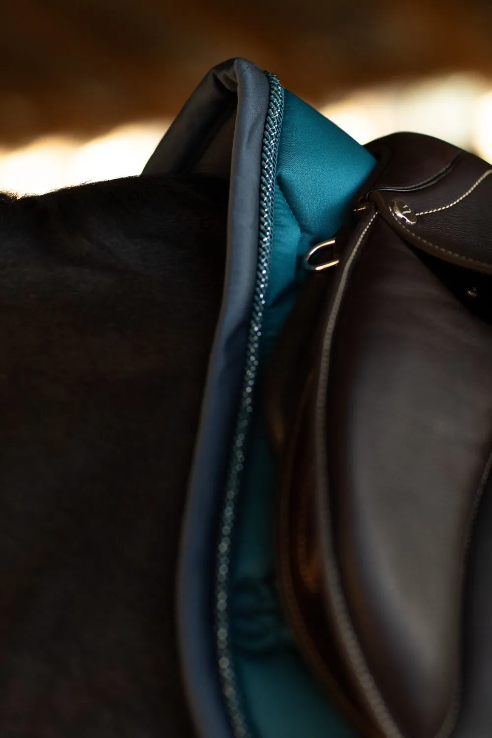 Вальтрап Equestrian Stockholm FW25 Teal Blue Spring Dekje
