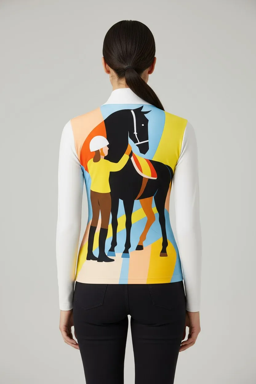 Лонгслив для верховой езды Burnie