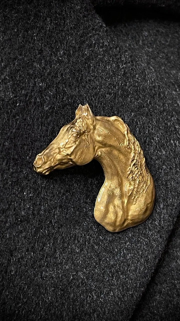 Брошь Араб золотистый