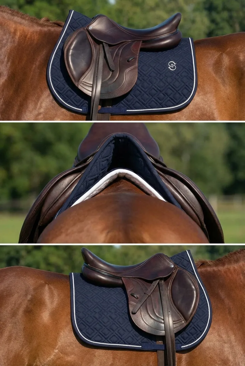 Вальтрап конкурный для конного спорта, ОколоКони, коллекция "Рабочий", цвет синий