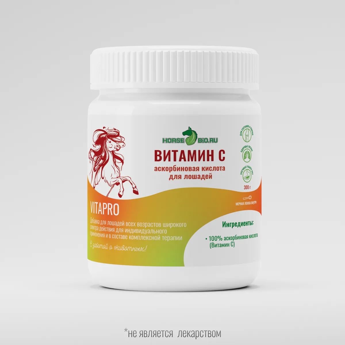 Витамин С VitaPro для лошадей, 300 г