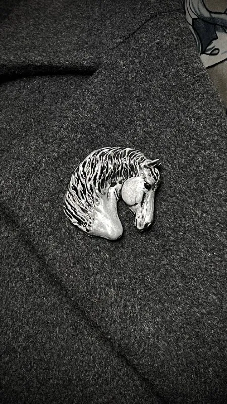 Брошь Вятка серебро (имитация)