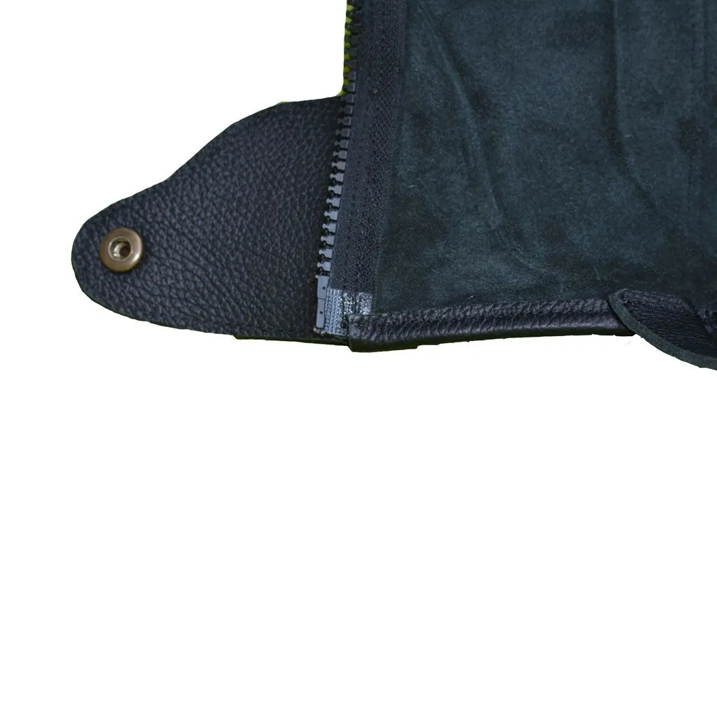 Краги с накладкой (Черный/Коричневый, XS 39-31)