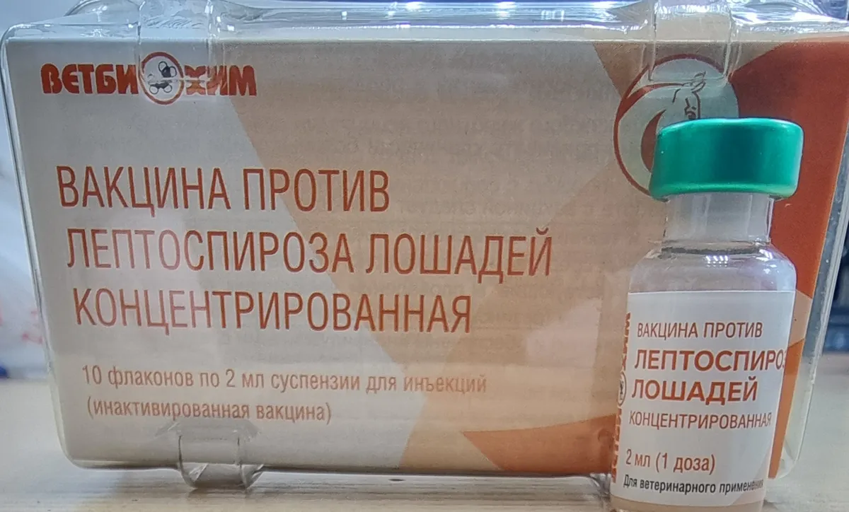 Вакцина против лептоспироза лошадей