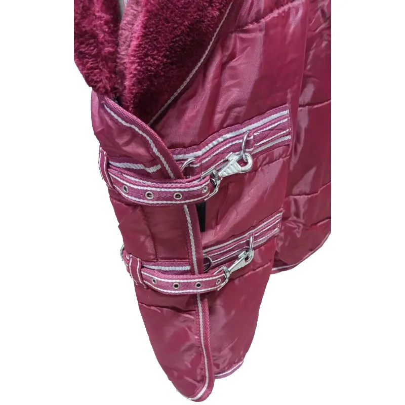 Попона с капором "LeatherArt" (Тёмно-синий, 145 см)