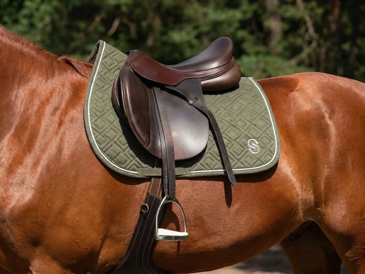 Вальтрап конкурный для конного спорта, ОколоКони, коллекция "Рабочий", цвет хаки