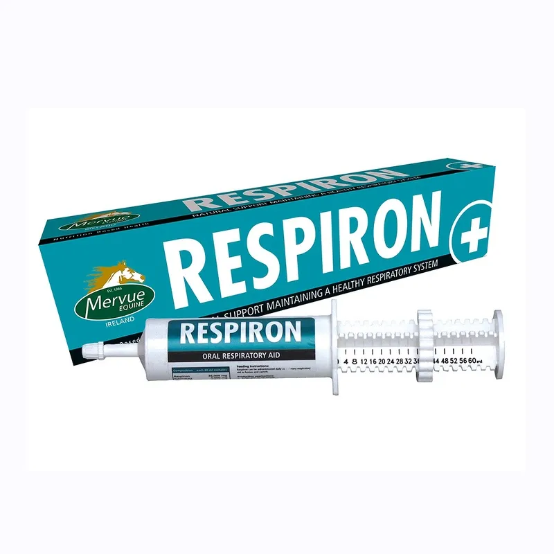 Mervue Equine Respiron Paste 60 мл шприц от кашля и респираторных заболеваний у лошадей