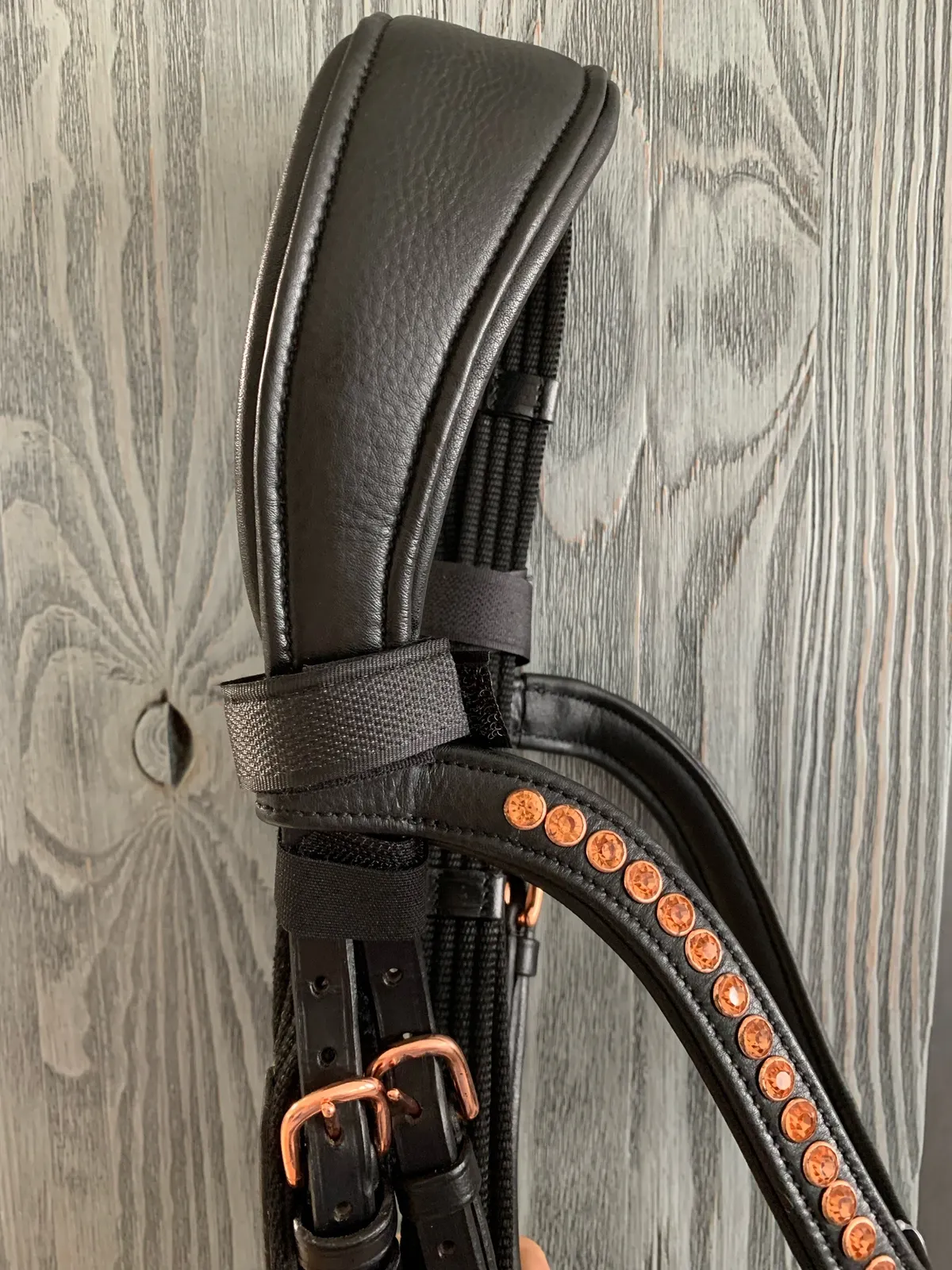 Оголовье Rosegold, анатомическое, FULL