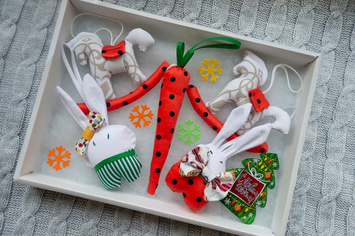 Набор ёлочных игрушек большой