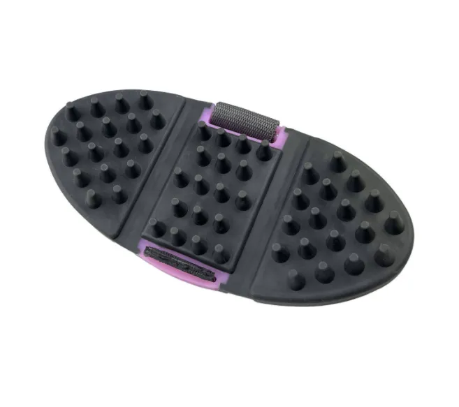 Щетка York Axel Flexi массажная  серо-розовый