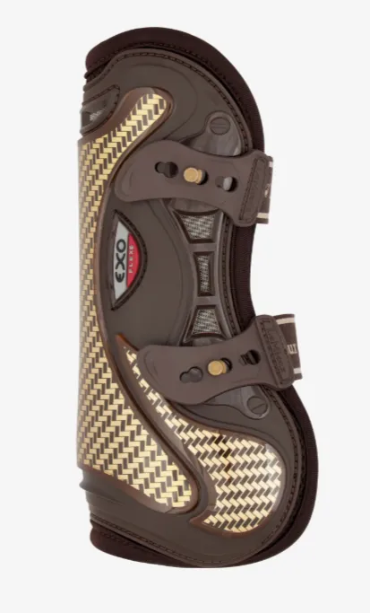 Ногавки на винтах Exo-Flex LeMieux коричнево-золотые Full стан 4 шт.