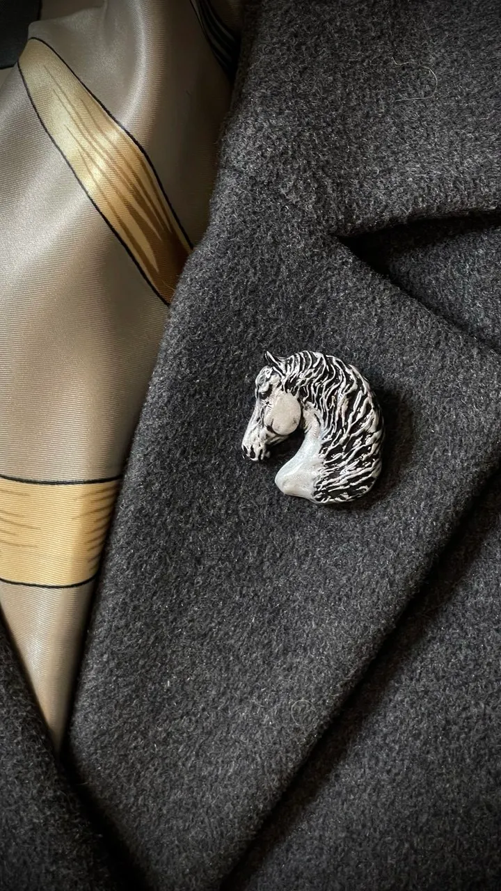 Брошь Вятка серебро (имитация)