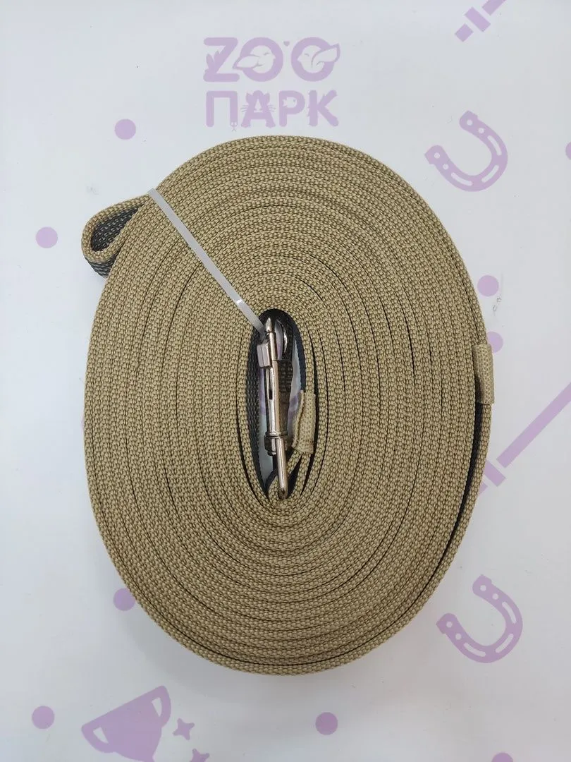Корда прорезиненная 8м Коричневая