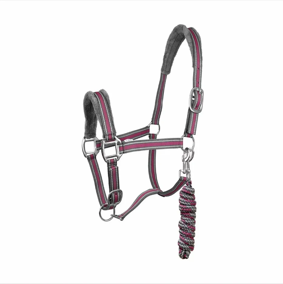 НедоуздокYork Calipso с чембуром серо-розовый Pony