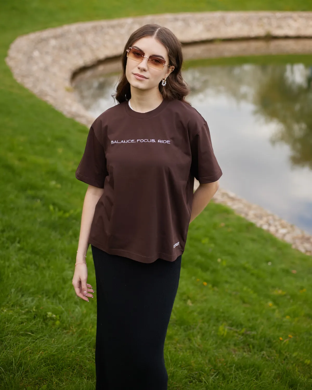 Футболка шоколадная Balance.Focus.Ride
