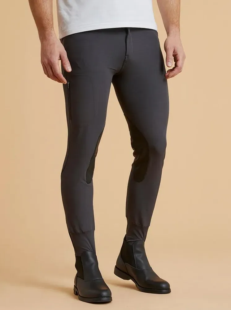 Бриджи DECATHLON 500 Mesh Fouganza Х RU54-56 XL черные