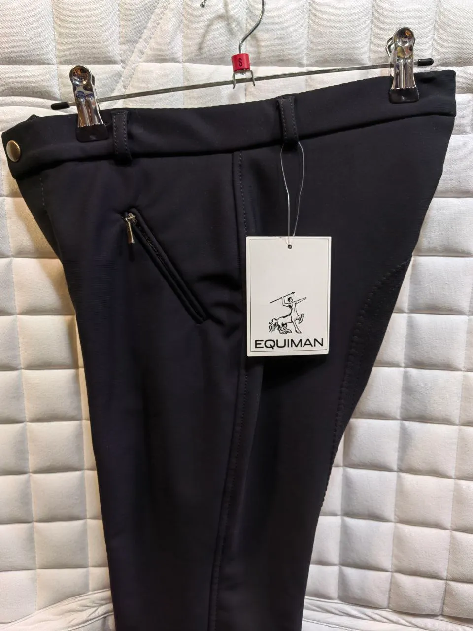 Бриджи подростковые утепленные с полной замшевой леей EQUIMAN