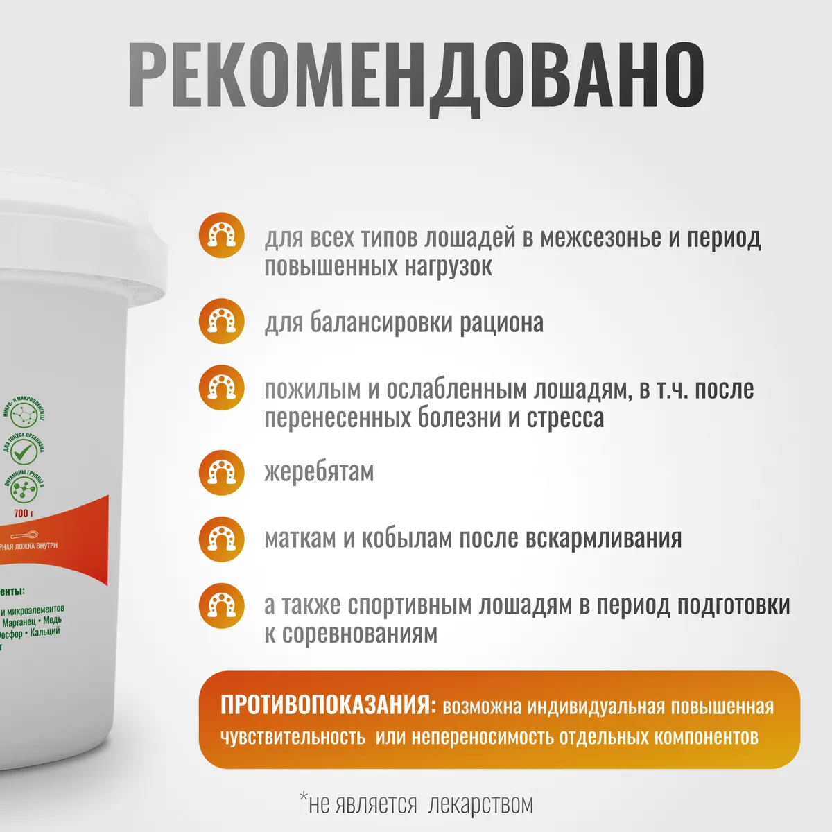 Витаминный комплекс  ХорсВит VitaPro для лошадей, 700 г