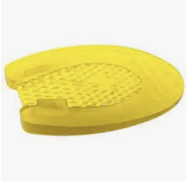 Фильцы WEDGE PAD LUWEX (КЛИНОВИДНЫЕ) (ЖЕЛТЫЕ)  пара