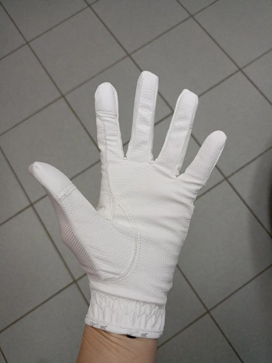 Перчатки для верховой езды Tasmanya летние, с кружевной вставкой XS