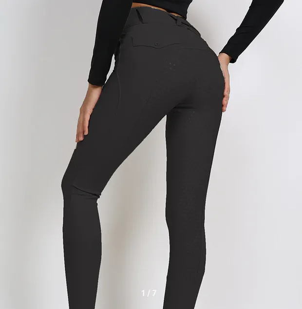 Бриджи-легинсы с полной силиконовой леей