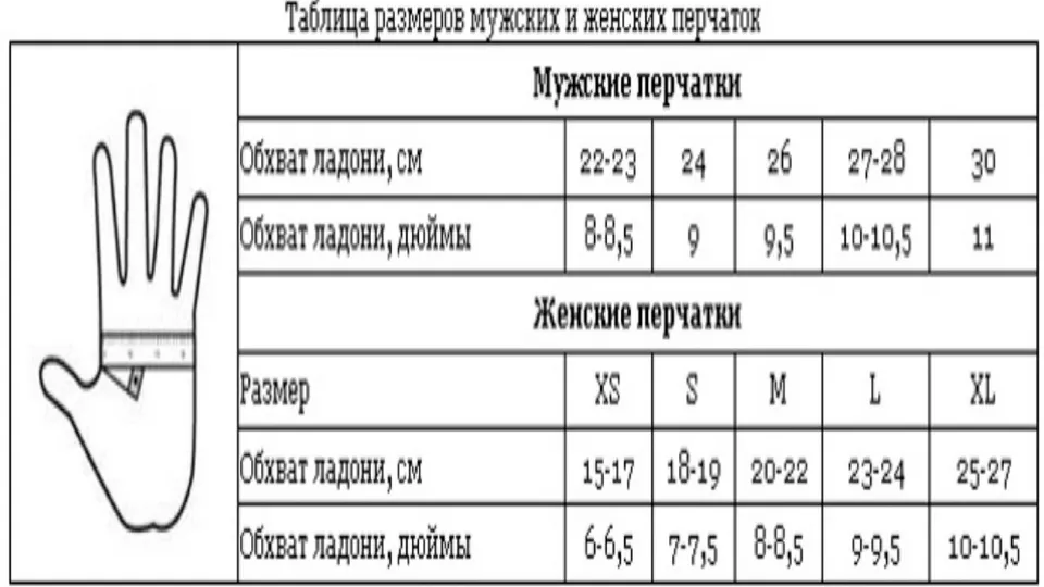 Перчатки флисовые Polar (l)