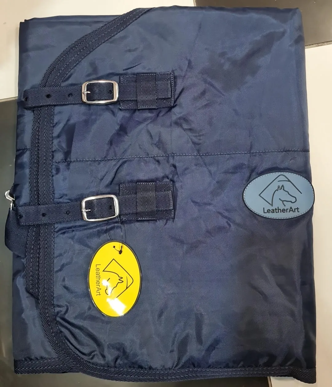 Попона непромокаемая, не продуваемая LeatherArt (Синий, 155 см)