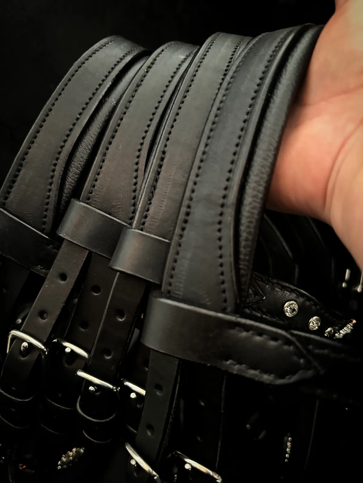 Уздечка для пони розовые стразы