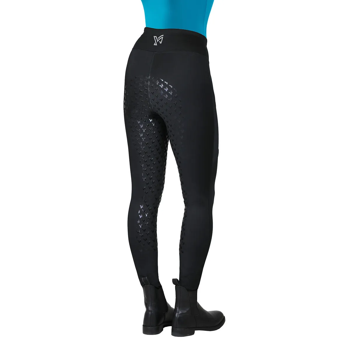 Бриджи HE Laura с полной силиконовой леей черные 42