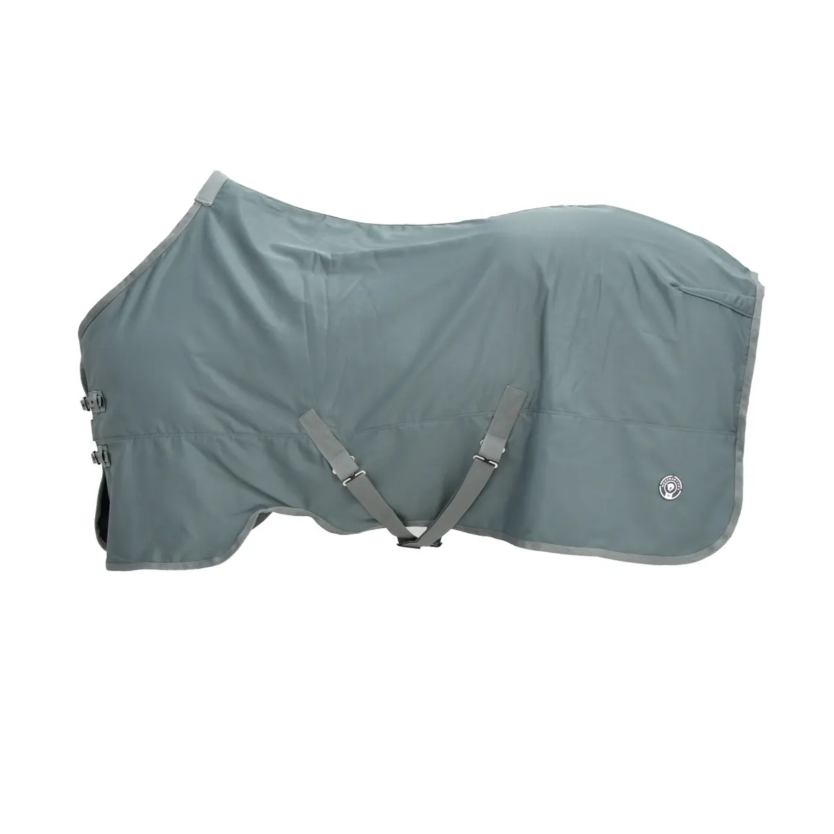 Попона денниковая FLEECE-LINED на флисе, серый