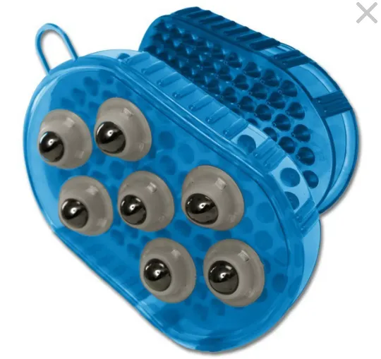 Скребница щетка массажер с магнитными вставками HV