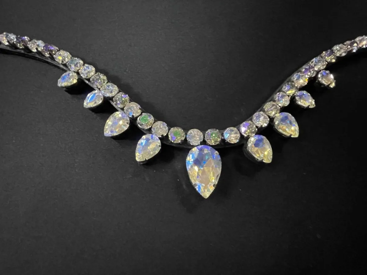 Налобник 👑 Crystal Diadem  (light cofe)