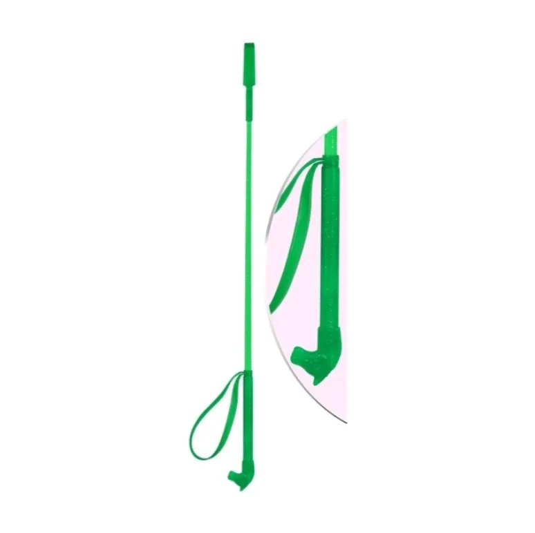 Хлыст York Fluo Horse конкурный зеленый 65 см