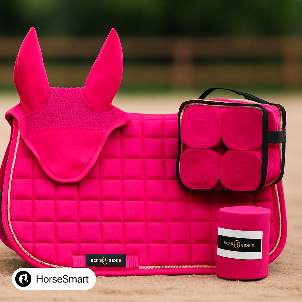 Комплект вальтрап, ушки и бинты, цвет Фуксия