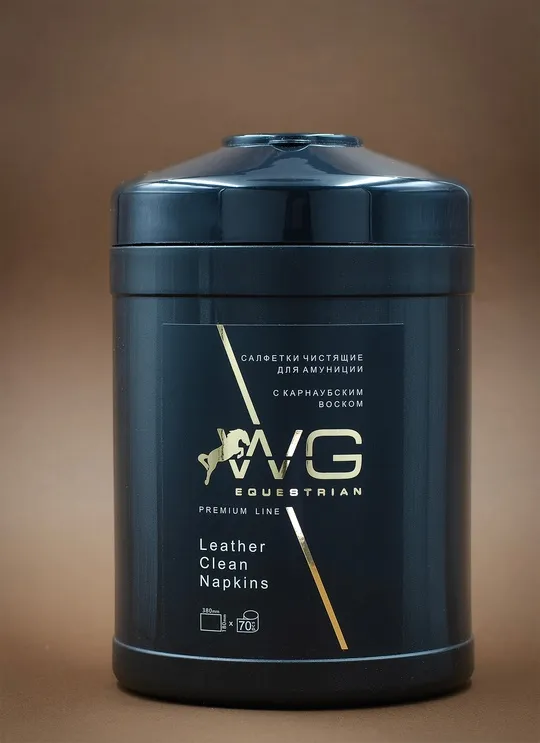 Салфетки чистящие для ухода за амуницией                   WG Equestrian Leather Clean 