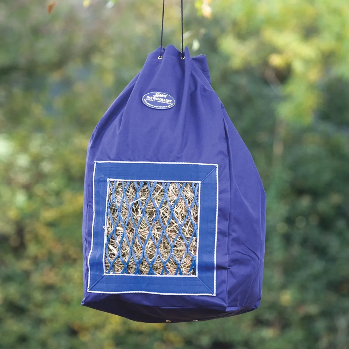 Кормушка для левады "HAY BAG", синий, 28х38х71см SHIRES