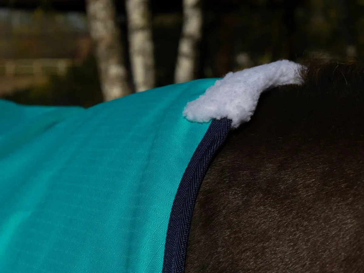 Дождевая попона Комфорт HorsePlanet (135, Голубой)