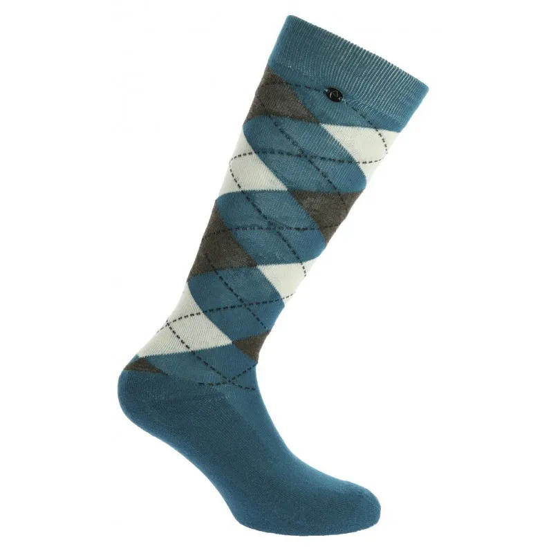 Гольфы “Argyle” (39-41, голубой )
