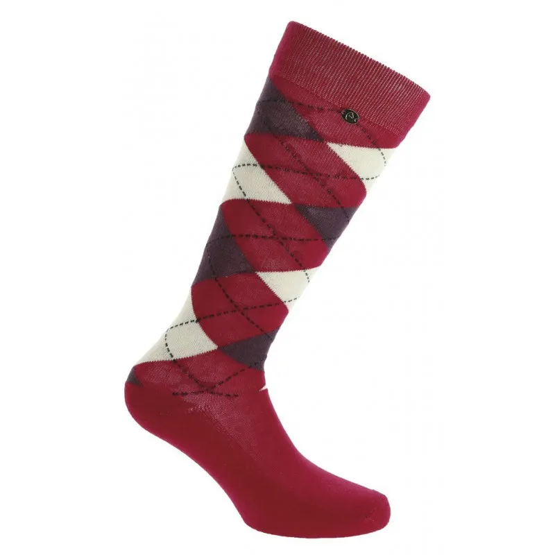 Гольфы “Argyle” (35-38, красный-белый)