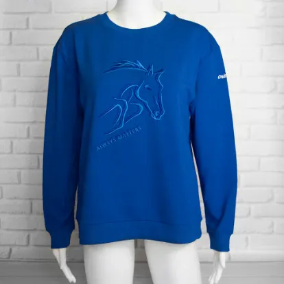 Свитшот Jumping (l, blue)