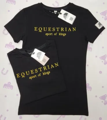 Футболка Equestrian (l, черная)