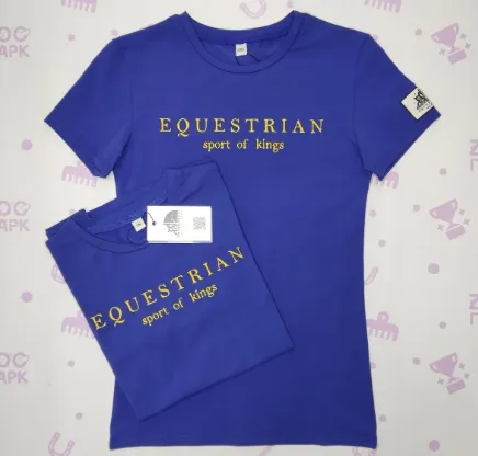 Футболка Equestrian (m, фиолетовая)