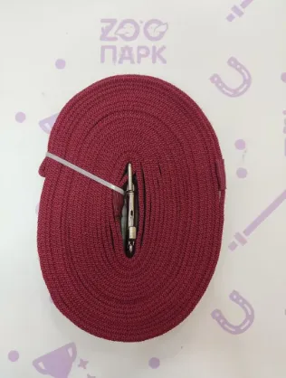 Корда прорезиненная 8м (бордовая)