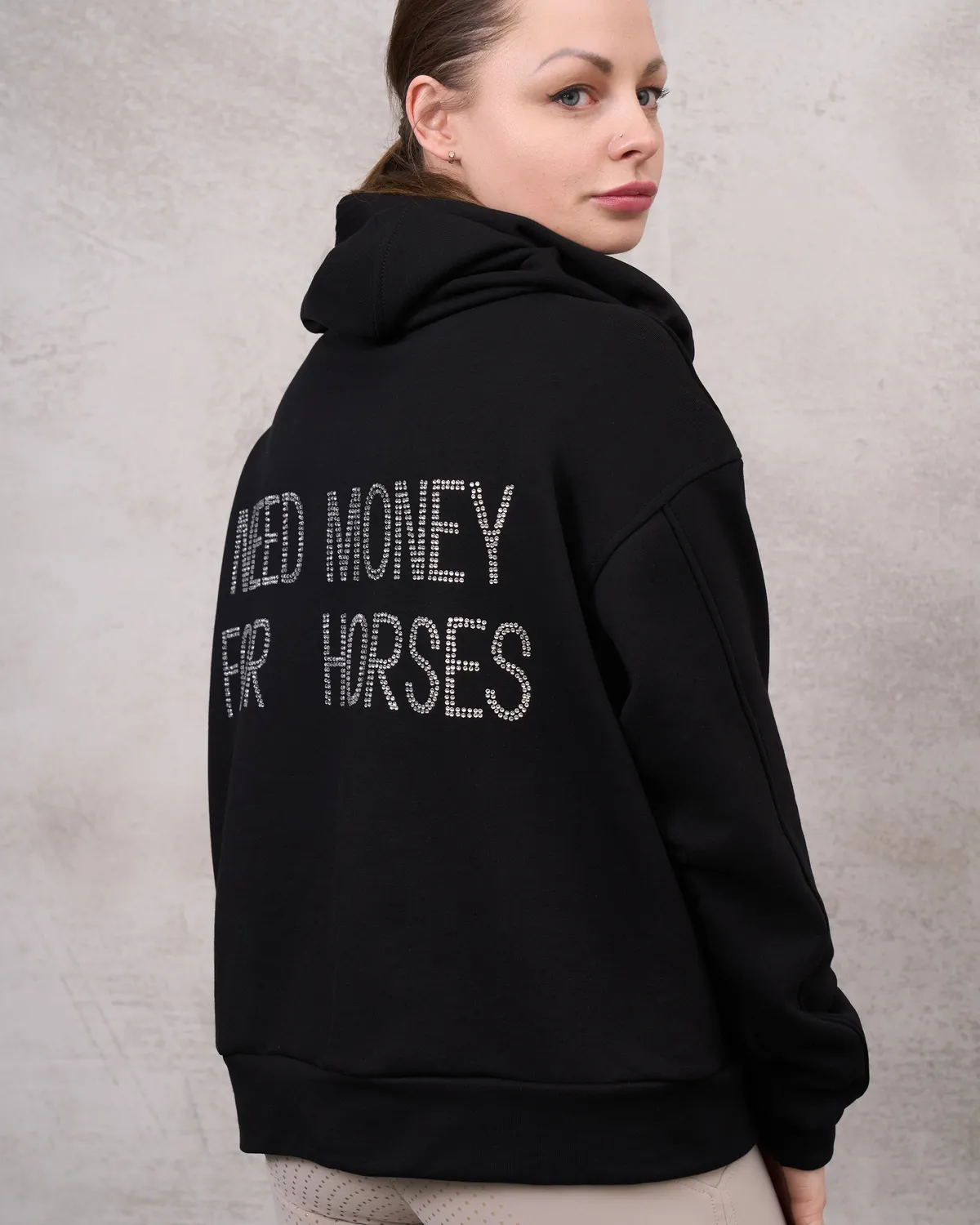 Худи NEED MONEY FOR HORSES (46)