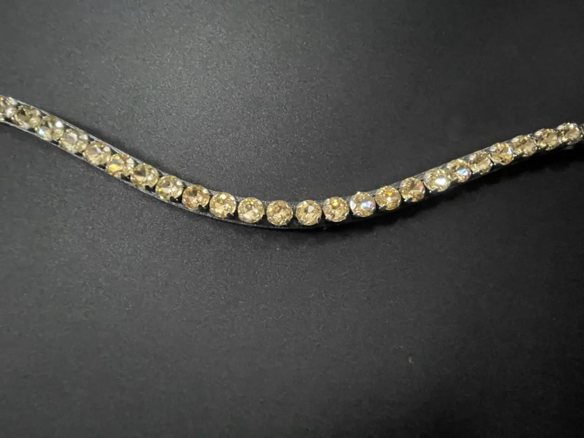 Налобник 💎 Crystal Q (gold champange)