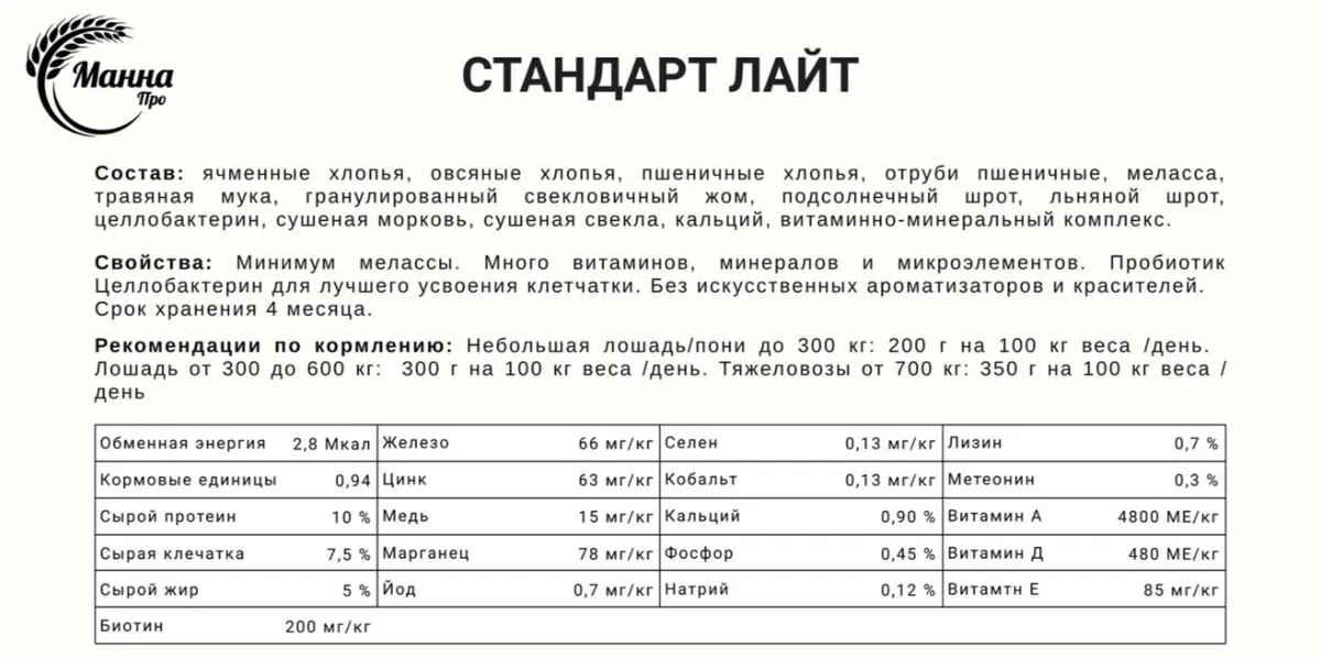 Эффективный корм для лошадей от Манна Про. Когда важен результат (базовый универсальный/ для пони/ микс)
