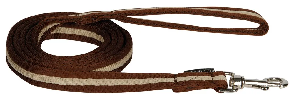 Чомбур для лошади Soft Snap 2 м (Harry's Horse Голландия) (коричнево-бежевый)