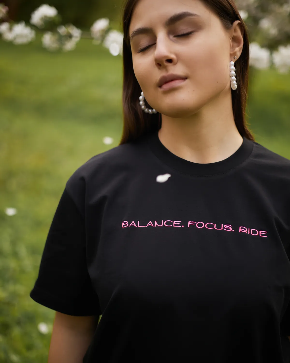 Футолка "Balance.Focus.Ride" (черный, m)
