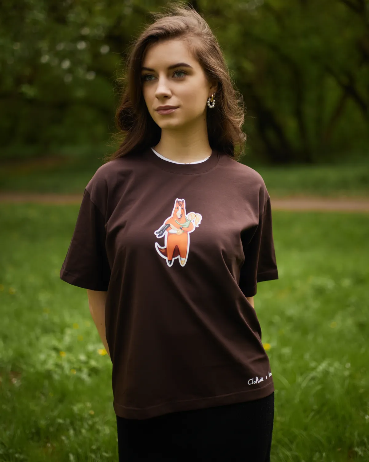 Футболка "BROWN HORSE" (коричневый, m)