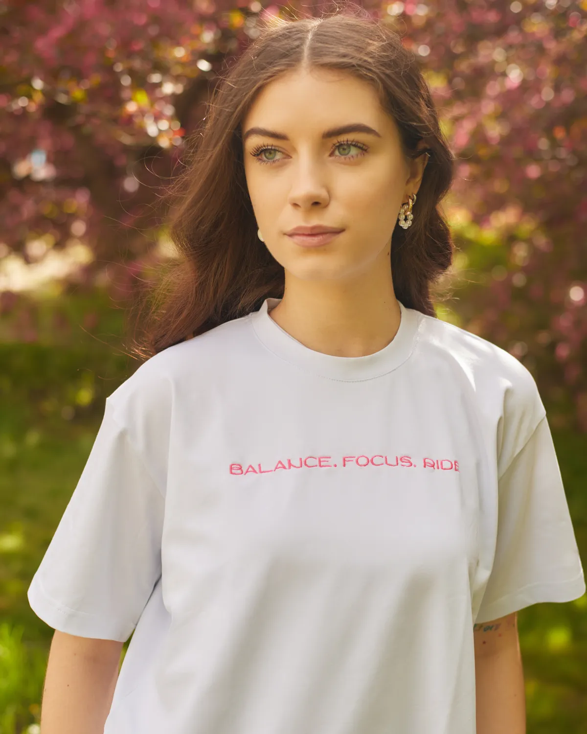 Футолка "Balance.Focus.Ride" (белый, s)